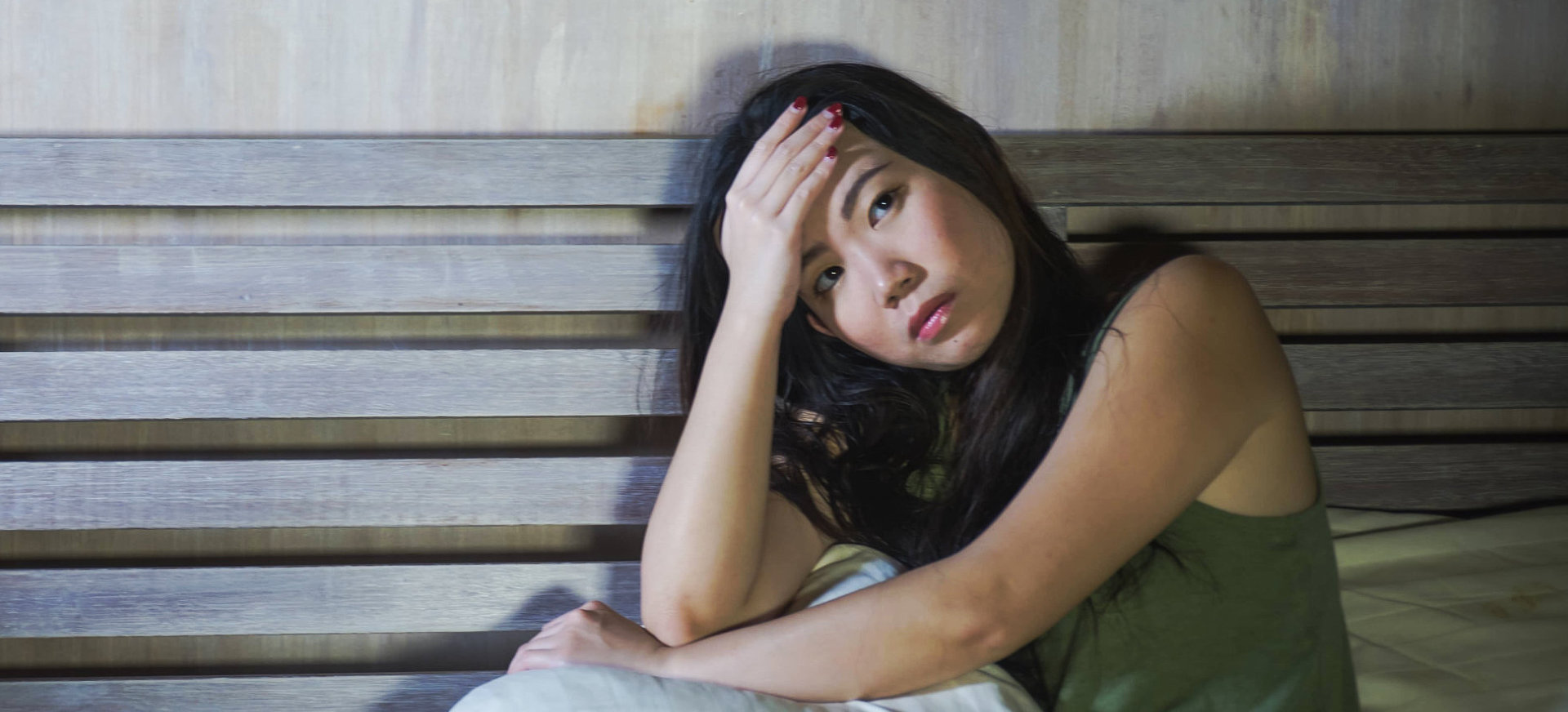 young woman facing a problems