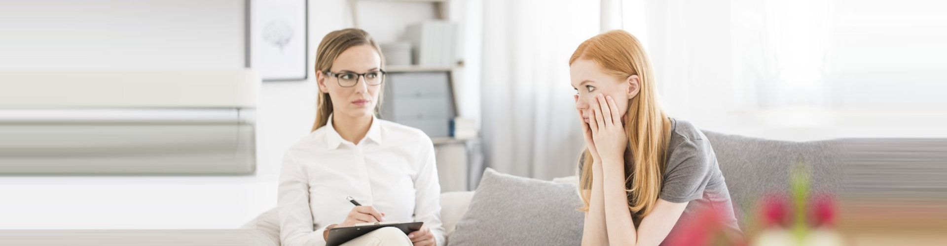 young woman having a conseling session
